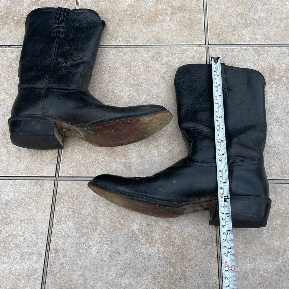 Ariat Men's Black Heritage Roper Boots